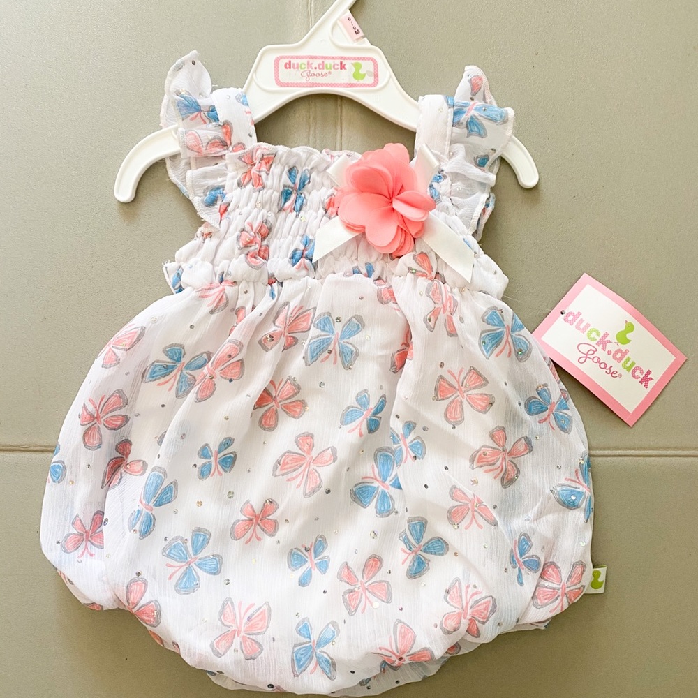 Girly Floral Romper
